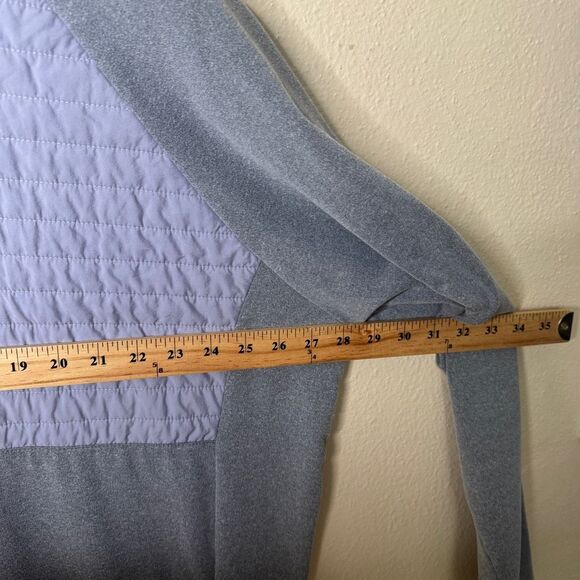 Johnnie-O Sweater Mens XXL Gray Leon Mixed Media 1/4 Zip Golf Pullover - Picture 8 of 10